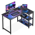 Coleshome L Shaped Gaming Desk for Small Space, 100x70 cm Black - image 1