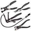 Toolwiz 4 Pcs Hose Clamp Pliers Set | Long Reach Wire & Clic-R Type