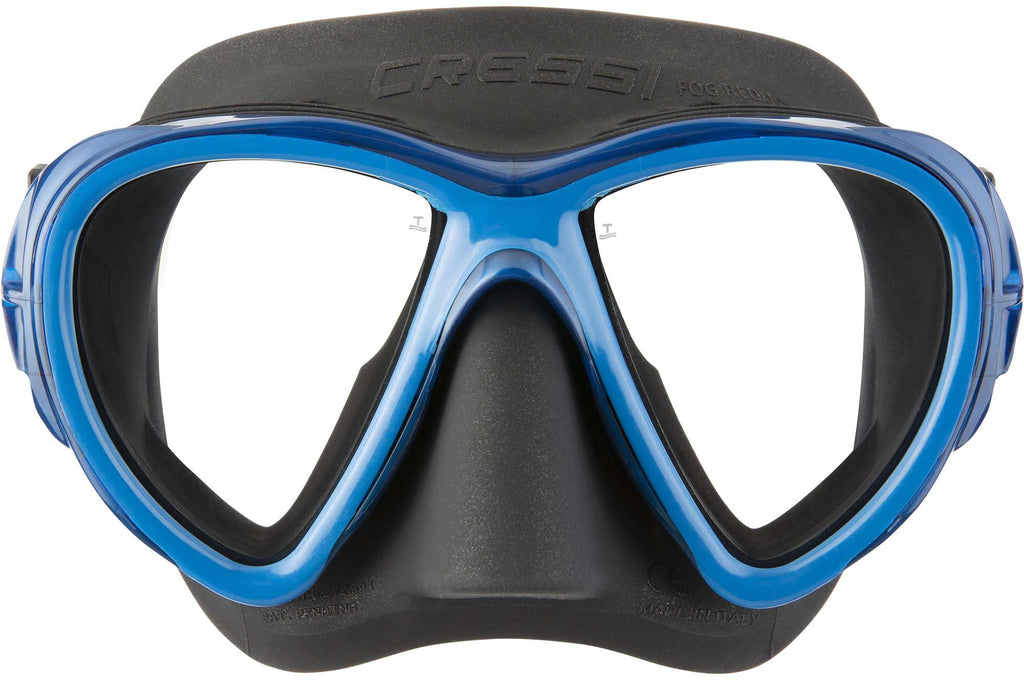 Cressi Fiji Snorkeling Mask – Anti-Fog System with Elastic Fabric Strap