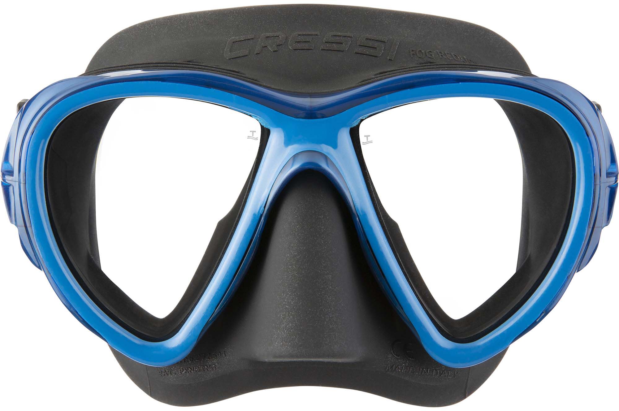 Cressi Fiji Snorkeling Mask – Anti-Fog System with Elastic Fabric Strap