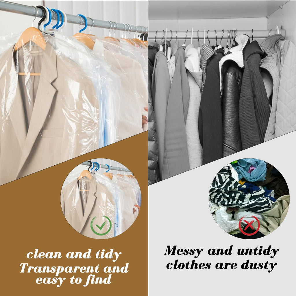 Pack of 30 Clothes Covers Protector Bags,Clothes Covers - image 4