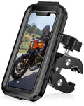 LUROON Waterproof Motorbike Phone Holder – 360° Rotation Bike Mount
