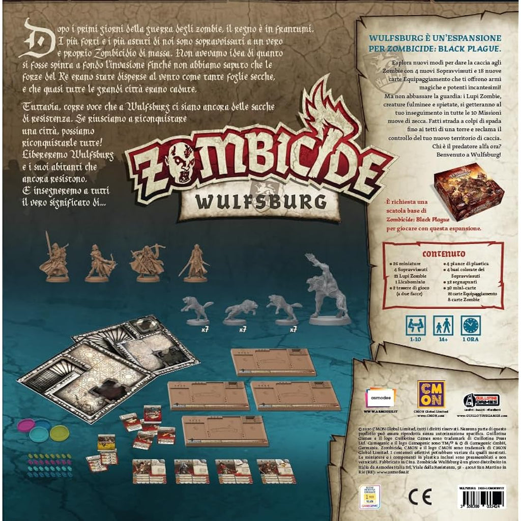 Asmodee Zombicide: Black Plague – Wulfsburg Board Game Expansion