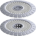 Shower Drain Hair Catcher – Stainless Steel & Silicone, 4.3"