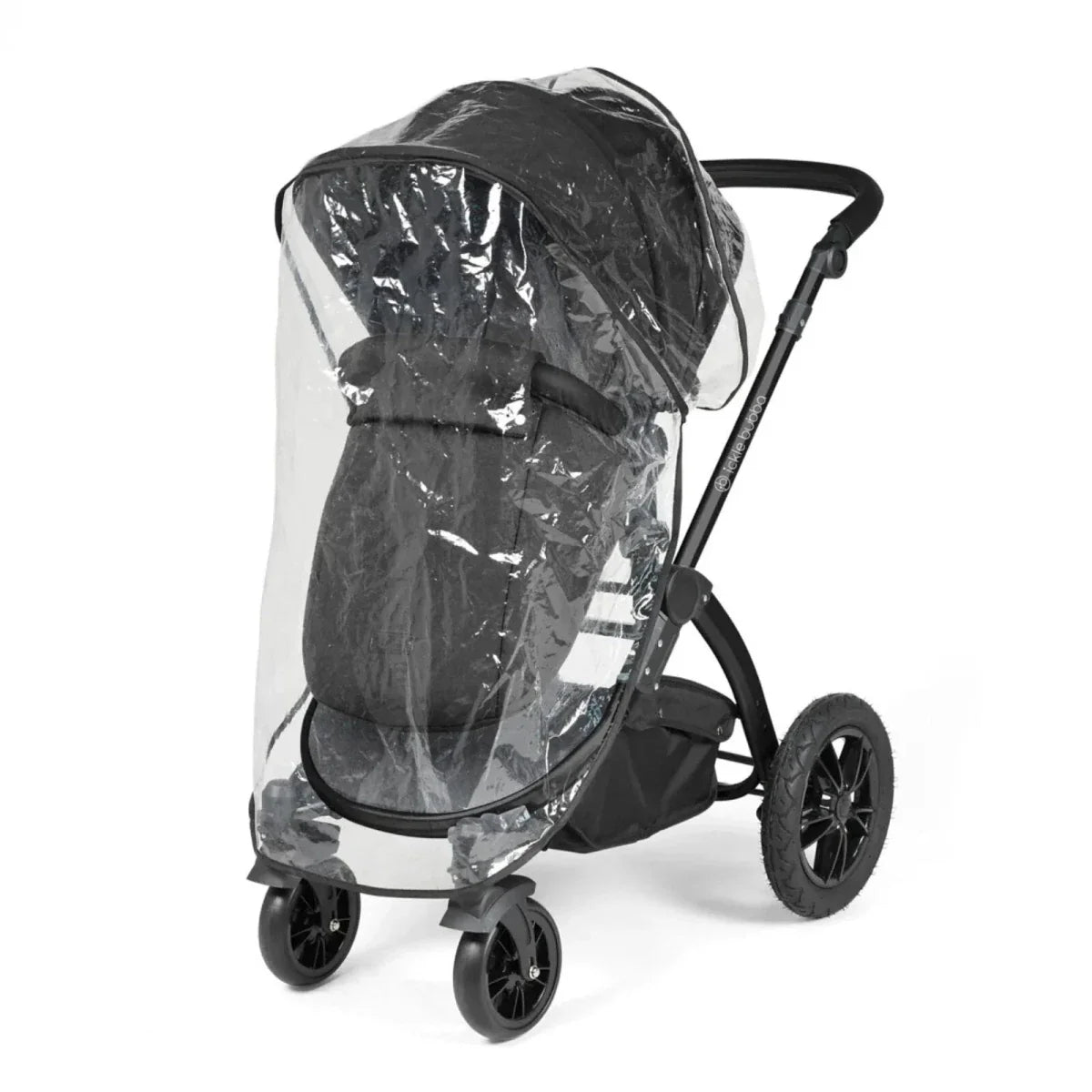 Ickle Bubba Stomp Luxe Travel System with i-Size Stratus Car Seat & ISOFIX Base 12 pcs - Black & Midnight & Black