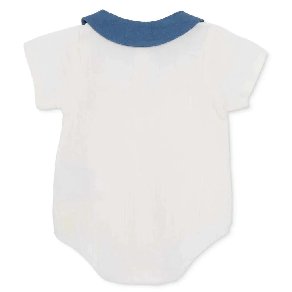 HelloBaby Boys Muslin Bodysuit - Beige