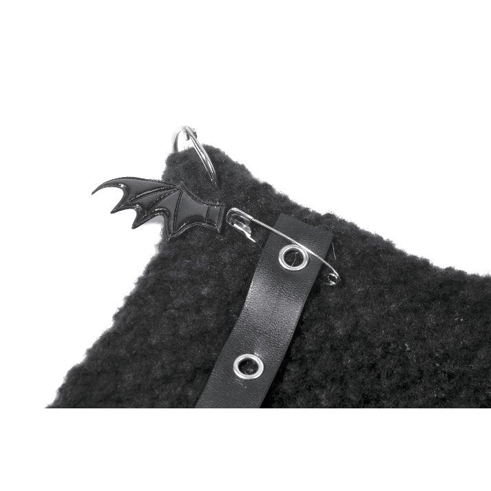 Dark In Love Mina Punk Metal Knit Hat – Cat Ear Gothic Winter Beanie