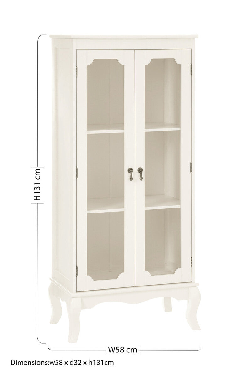 Orsina Marcella 2 Glass Door Cabinet – Modern Bathroom Display Storage