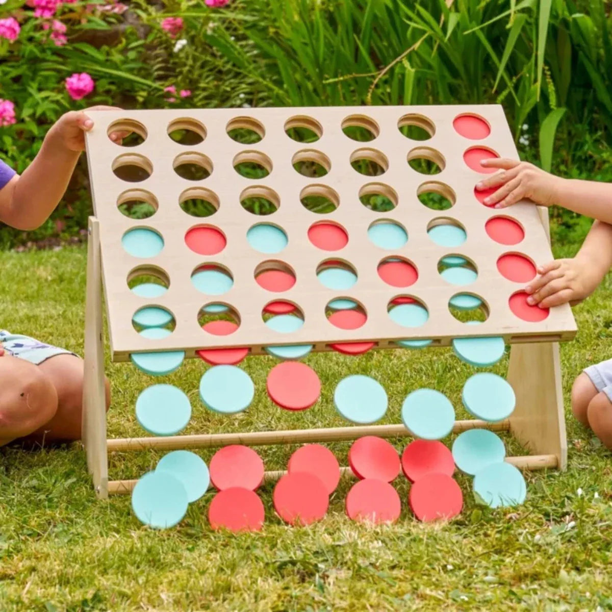 TP Giant Wooden 4-in-1 Row Game