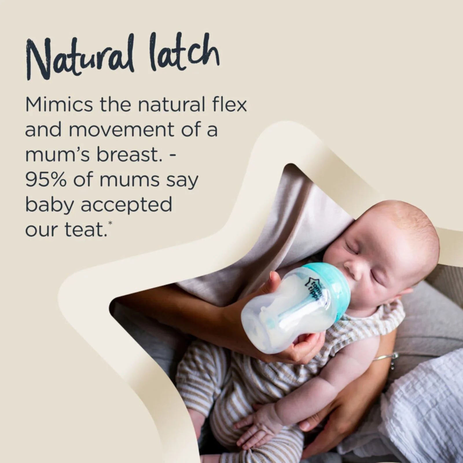 Tommee Tippee Advanced Anti-Colic Teat Fast Flow 6+ months 2 pcs
