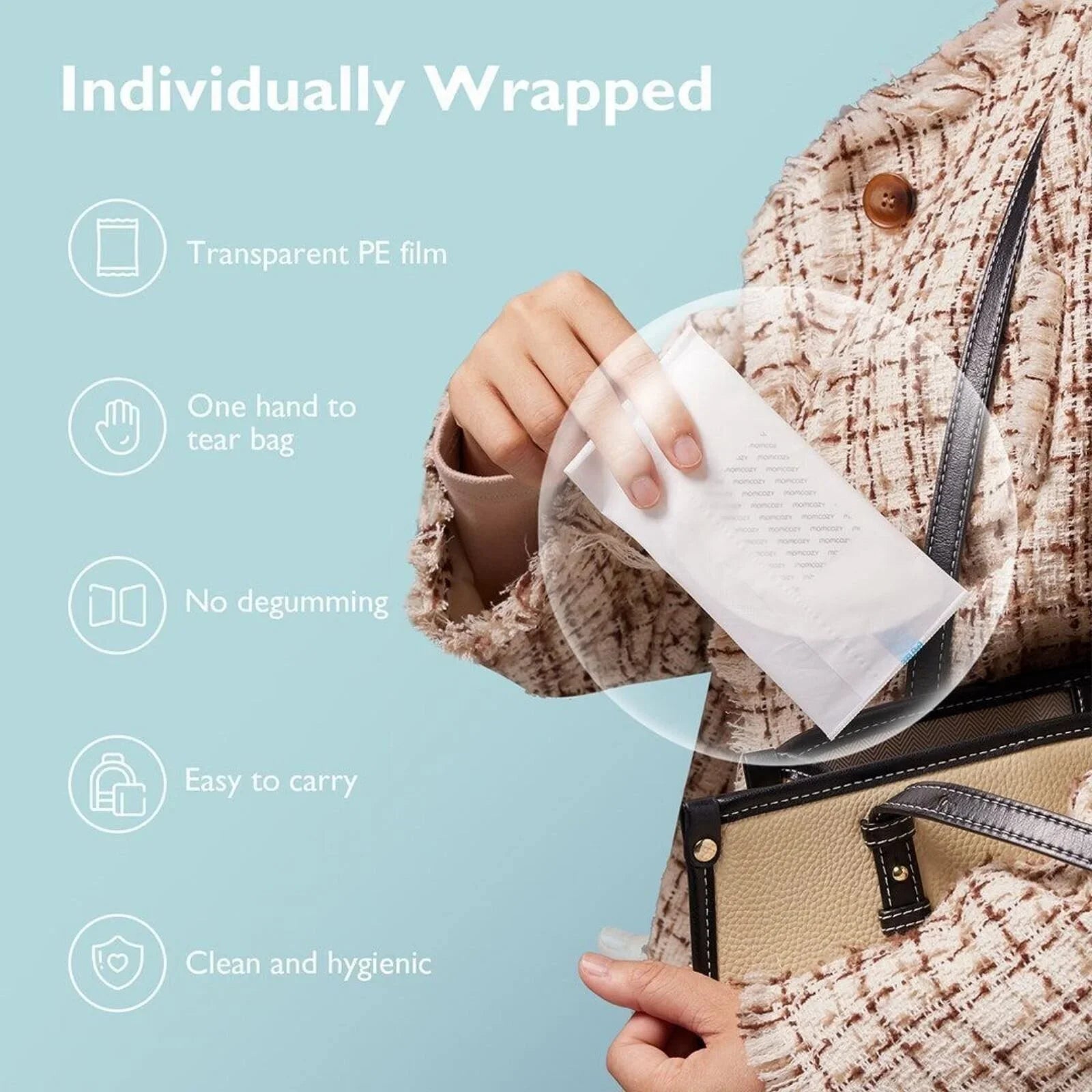Momcozy Ultra-Thin Disposable Nursing Pads 60 pcs