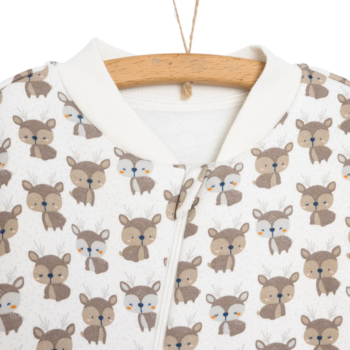 Little Plane Sleepsuit Baby Boy - Ecru