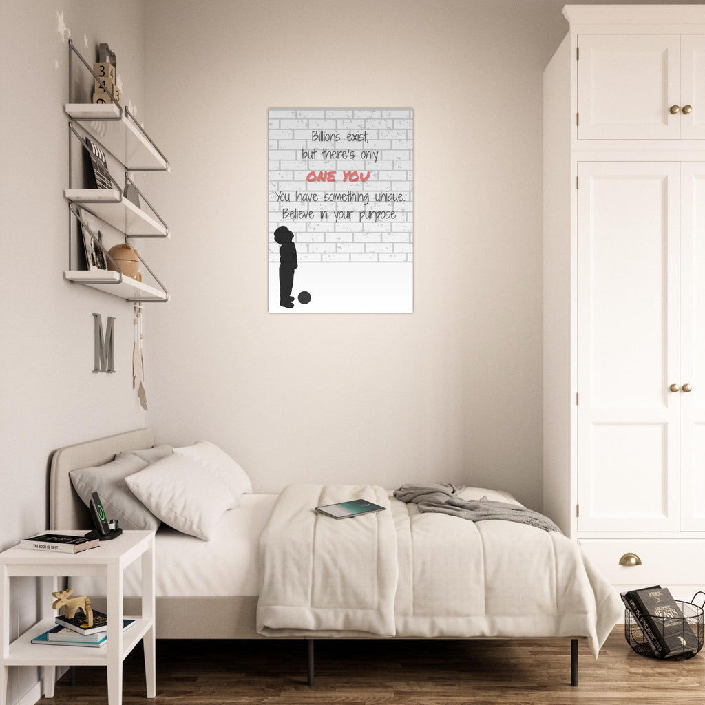 Believe in Your Purpose Poster – Inspirational Wall Art – Motivational Quote Print