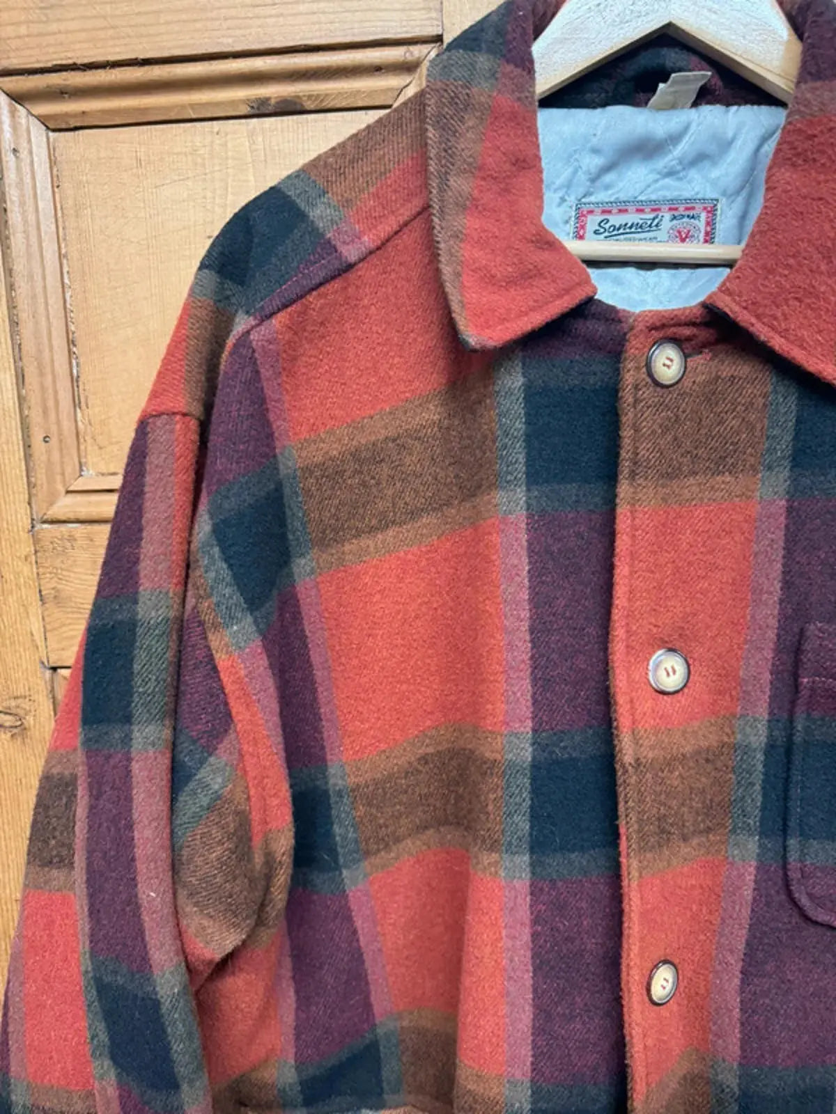 Original Vintage 90s Sonneti Men’s Carpet Coat Jacket XL