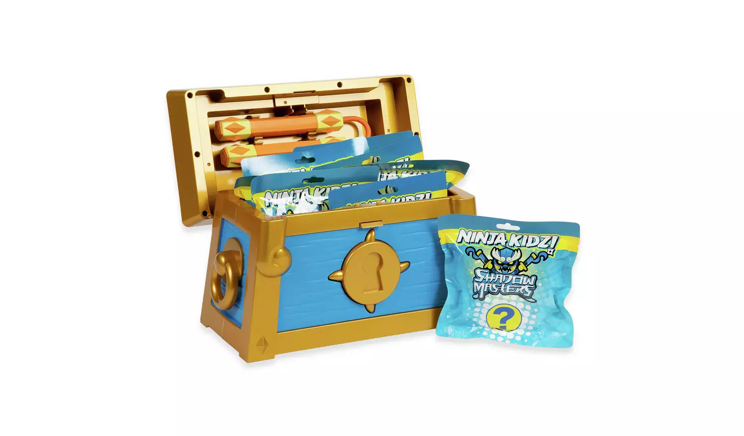 Ninja Kidz Shadow Masters Mystery Chest by Snaps | 12 Piece Unboxing Toy