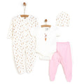 HelloBaby Newborn 4 Pcs Hospital Pack - Pink