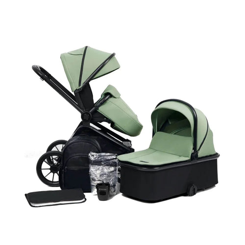 Ickle Bubba Altima Pram 9 pcs - Sage Green