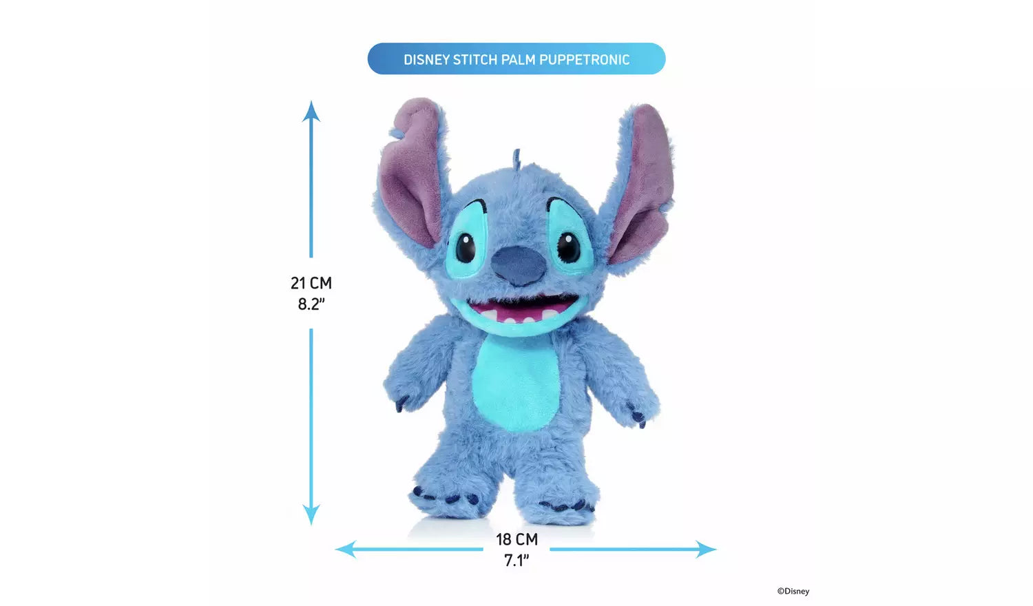 Disney Stitch Palm Puppetronic – Interactive Electronic Toy by Snaps