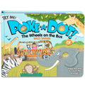 Melissa & Doug Poke-A-Dot Interactive Book, The Wheels on the Bus Wild Safari