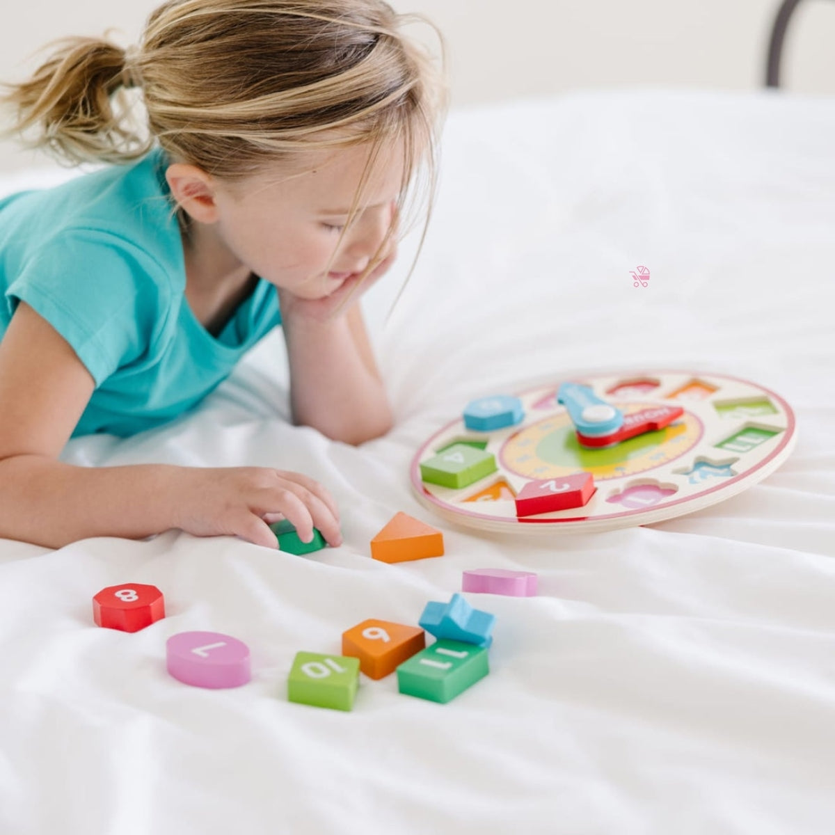 Melissa & Doug Shape Sorting Educational Clock