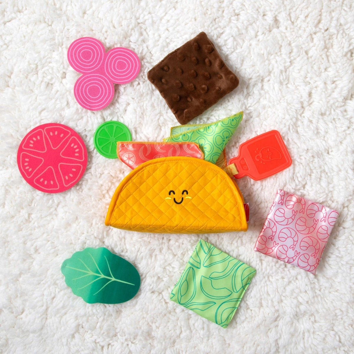 Melissa & Doug Touch & Feel Taco Soft Toy, 6 months+