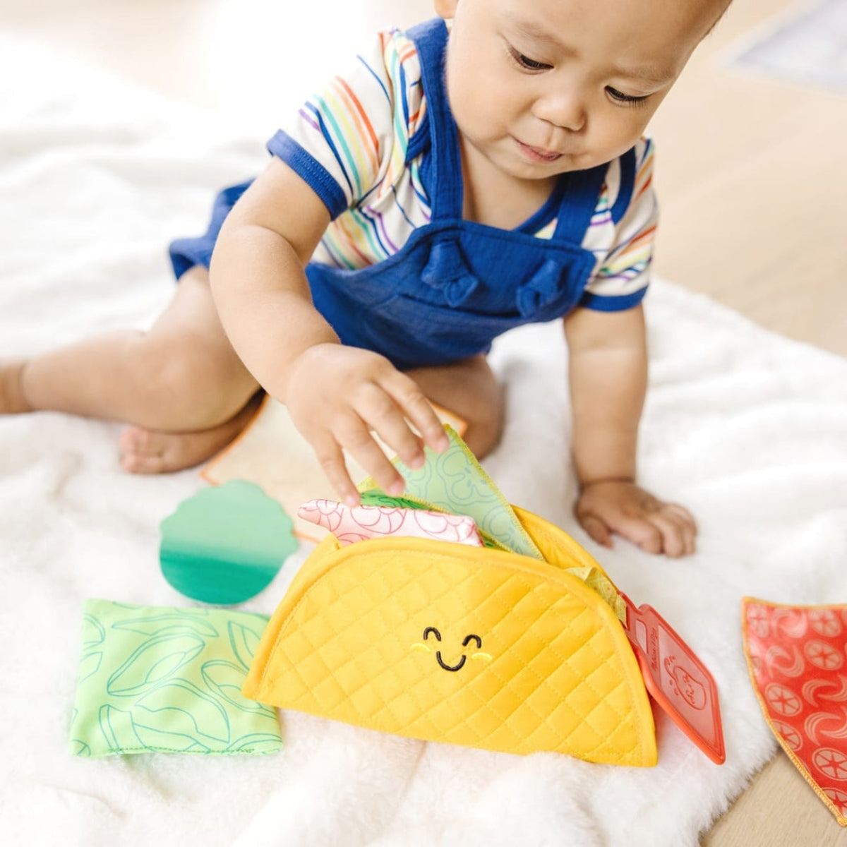 Melissa & Doug Touch & Feel Taco Soft Toy, 6 months+