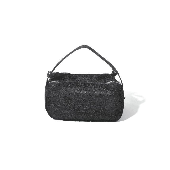 Dark In Love Victoria Mini Handbag – Black Lace & Satin Goth Bag
