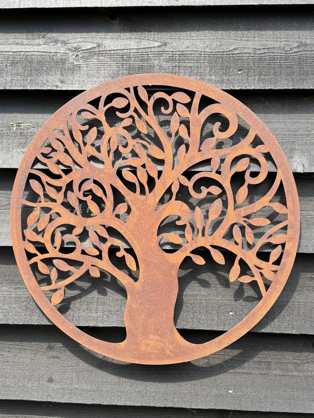 Rustic Warehouse Norfolk Tree of Life Metal Garden Wall Art – 55cm