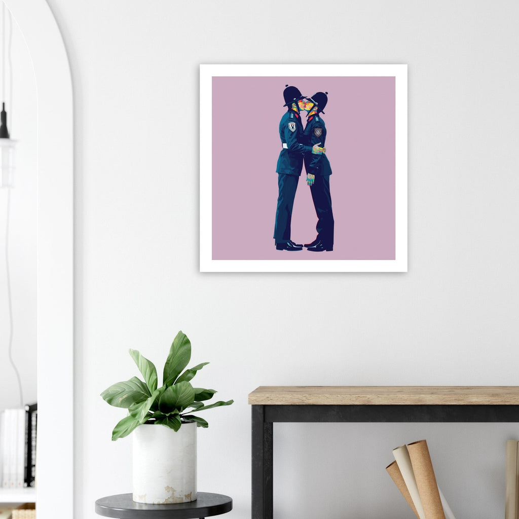 Bold Love Poster - Vibrant LGBTQ+ Pop Art Print - Perfect for Home Decor