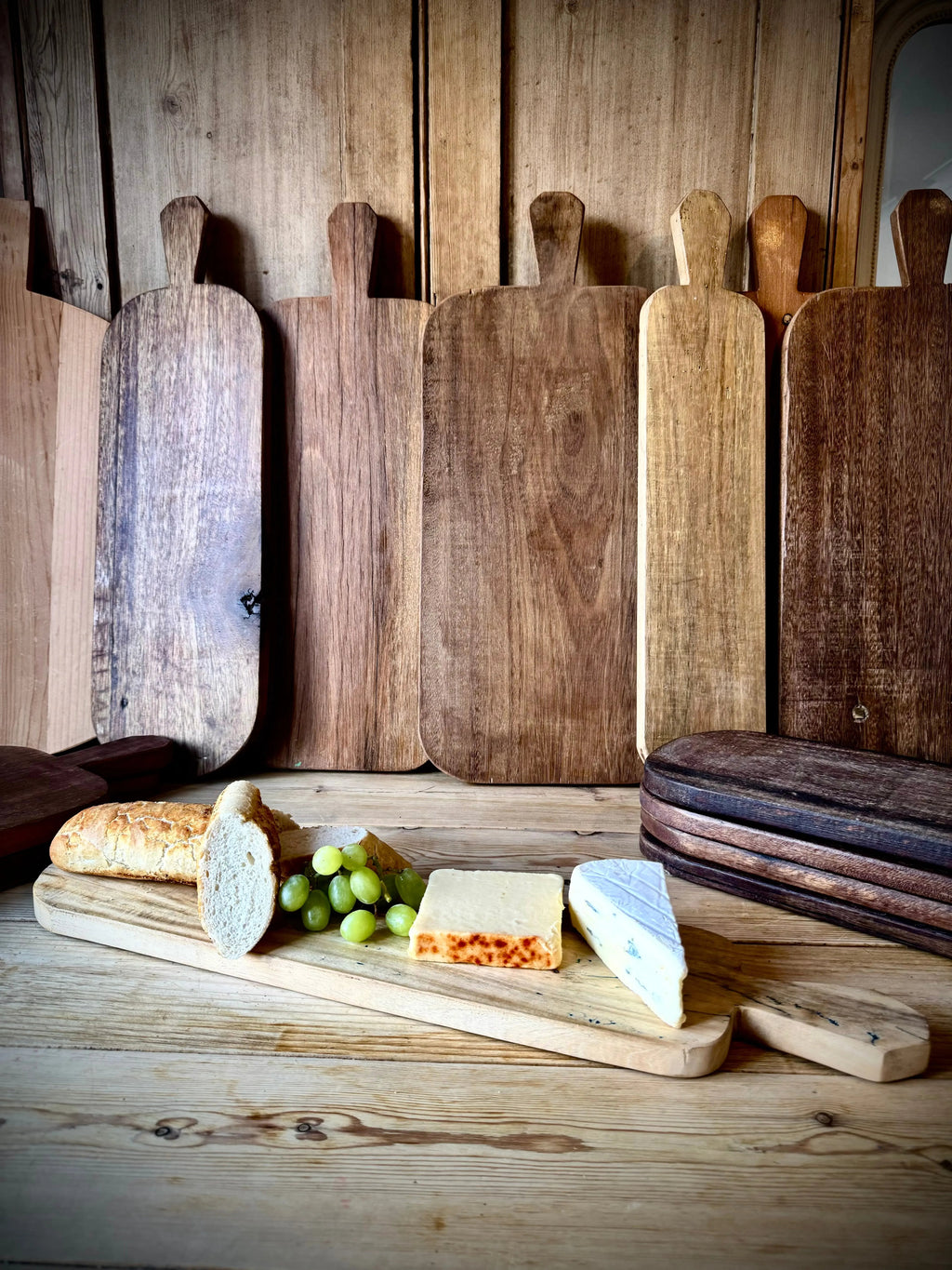 Rustic Warehouse Norfolk Reclaimed Wood Charcuterie & Cheese Board