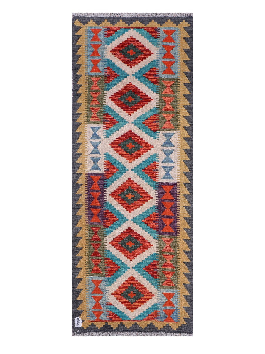 Maimana Kilim - 197 x 74 cm