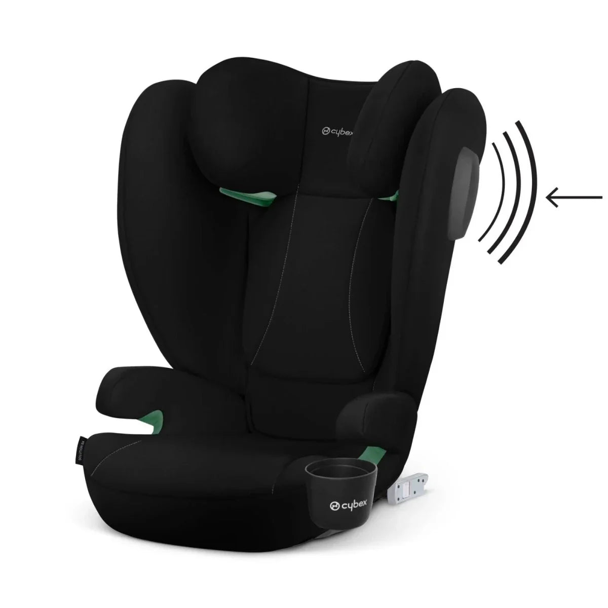 Cybex Solution B4 i-Fix Group 2/3 Car Seat (4 Years to 12 Years) - Volcano Black