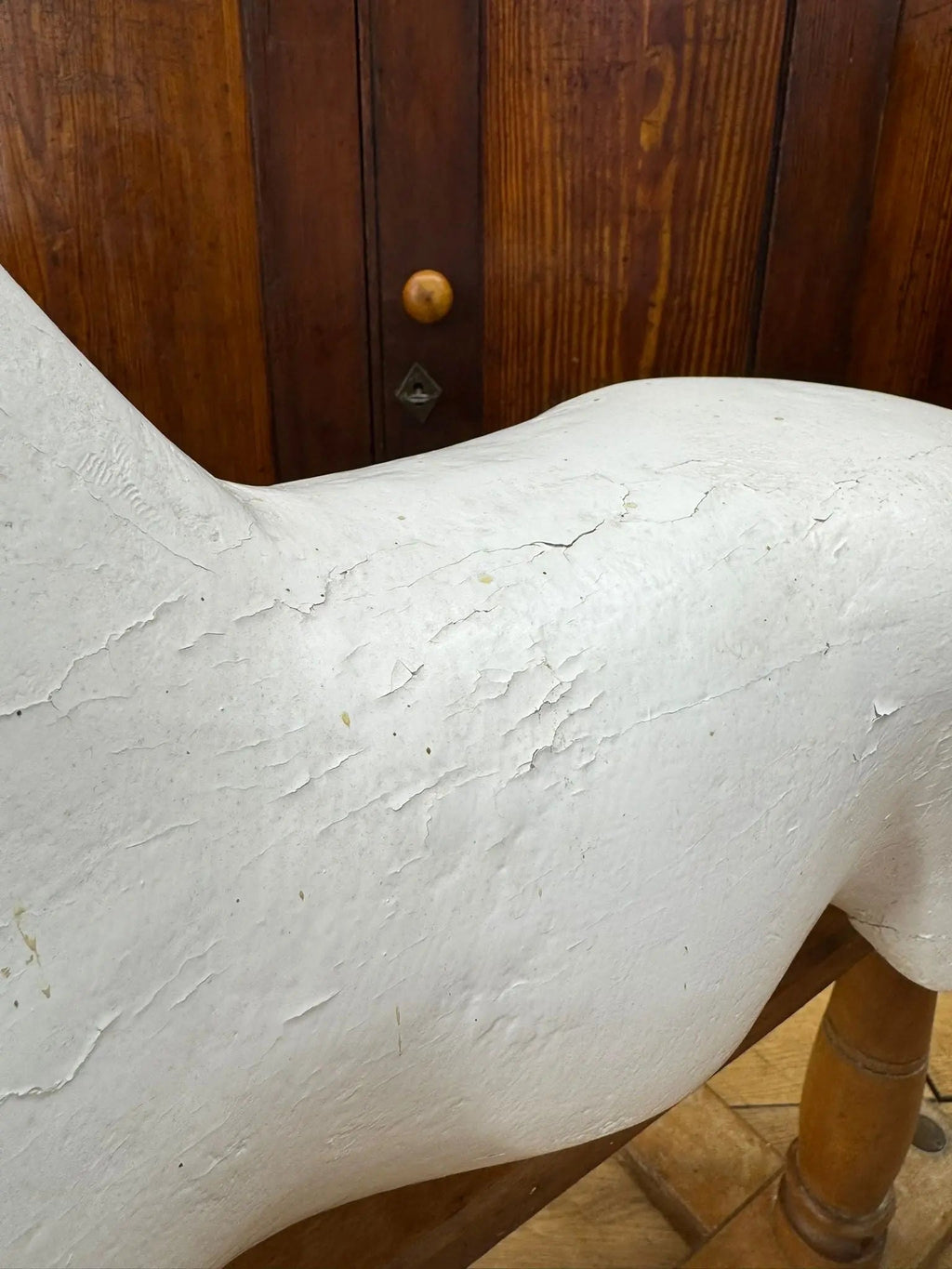 Antique G&J Lines ‘Sportiboy’ Rocking Horse c.1910 – Original Stand, Collectible