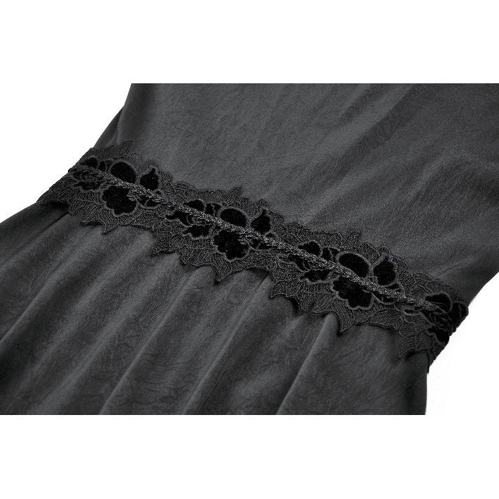 Dark in Love Selene Gothic Kimono Tail Dress – Lace High-Low Gown