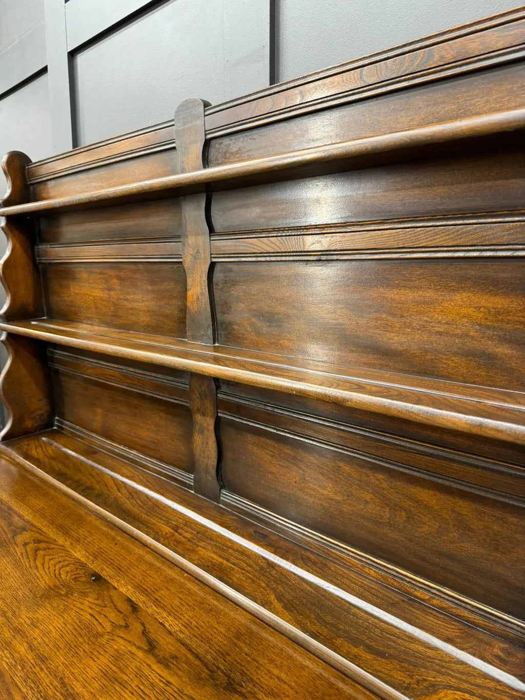 Ercol Old Colonial Solid Oak Dresser Base and Rack – Classic Vintage Storage