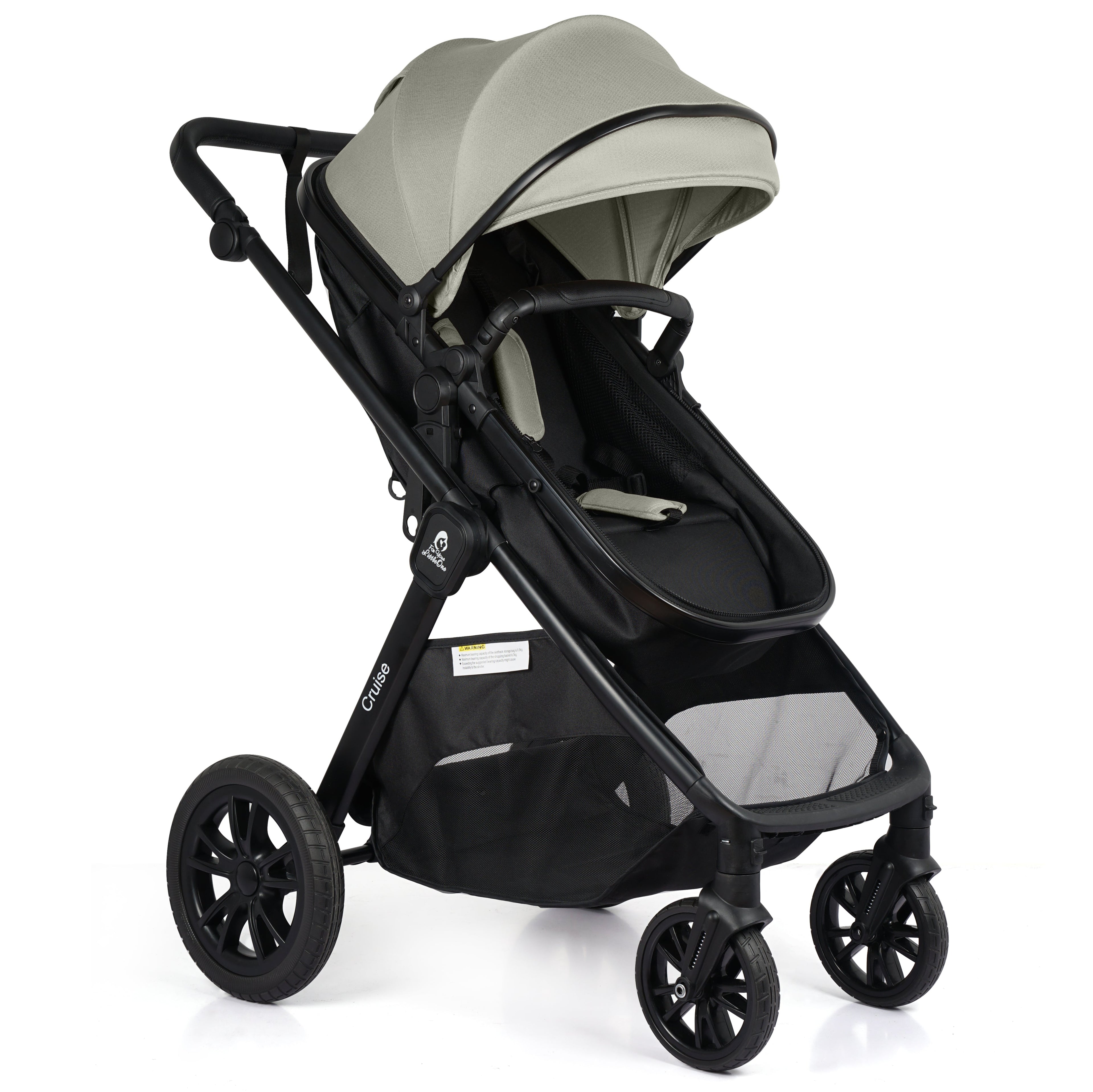 For Your Little One Cruise 3-in-1 Travel System with R129 Car Seat - Sage