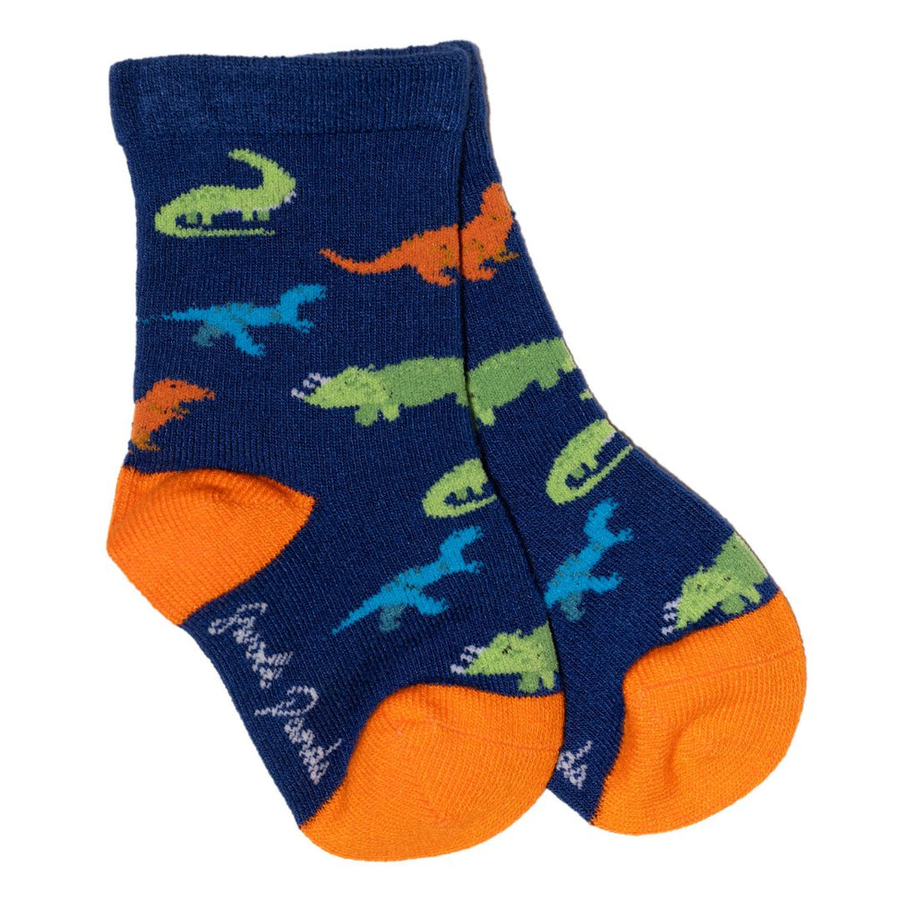 Swole Panda Children's Dinosaur Bamboo Socks – Seamless & Breathable