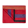 Swole Panda Red Stripe Bamboo Scarf – Sustainable Luxury Neckwear