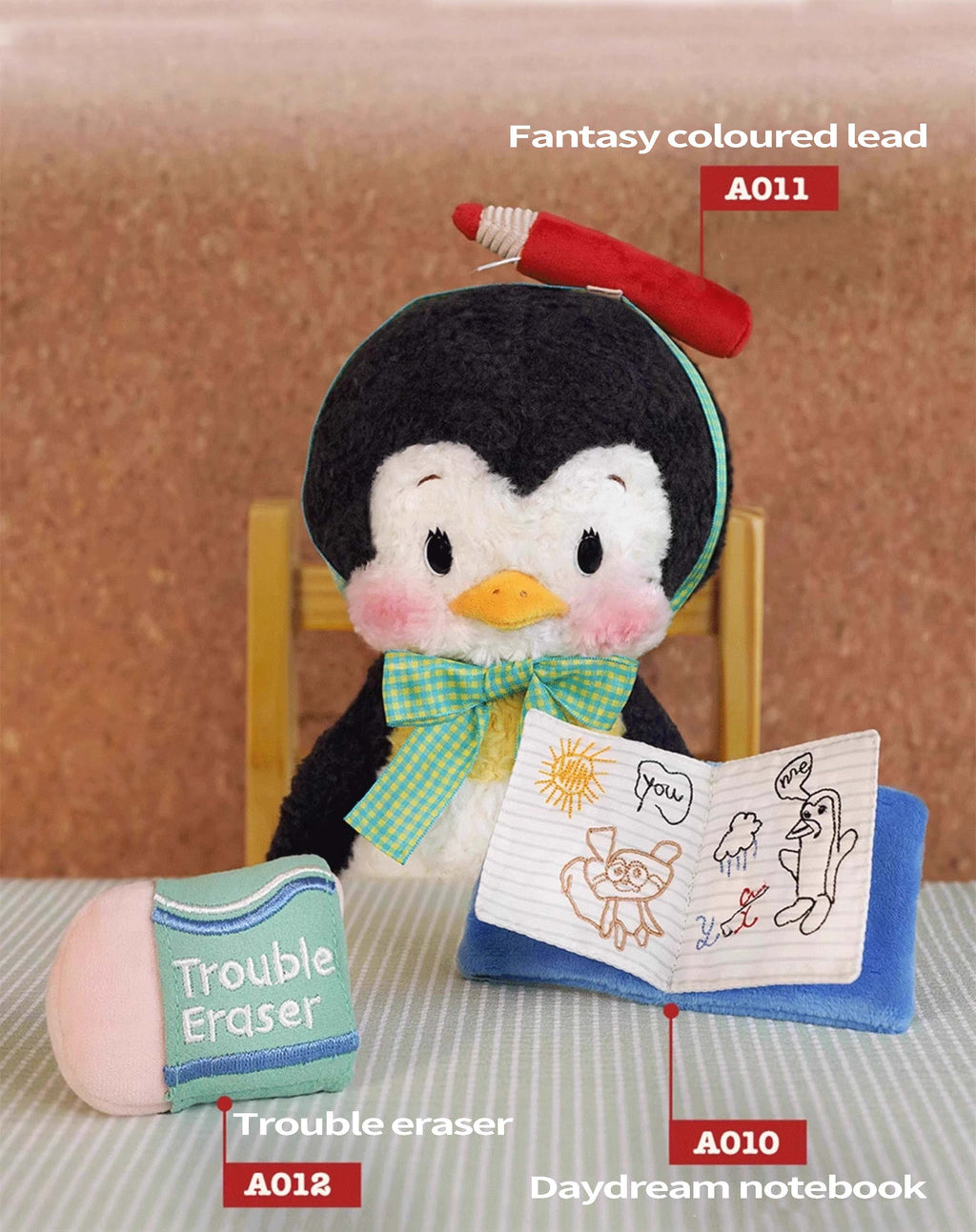 Bobo Nuts Olly Penguin Plush Toy – Soft Polyester Cuddly Stuffed Animal