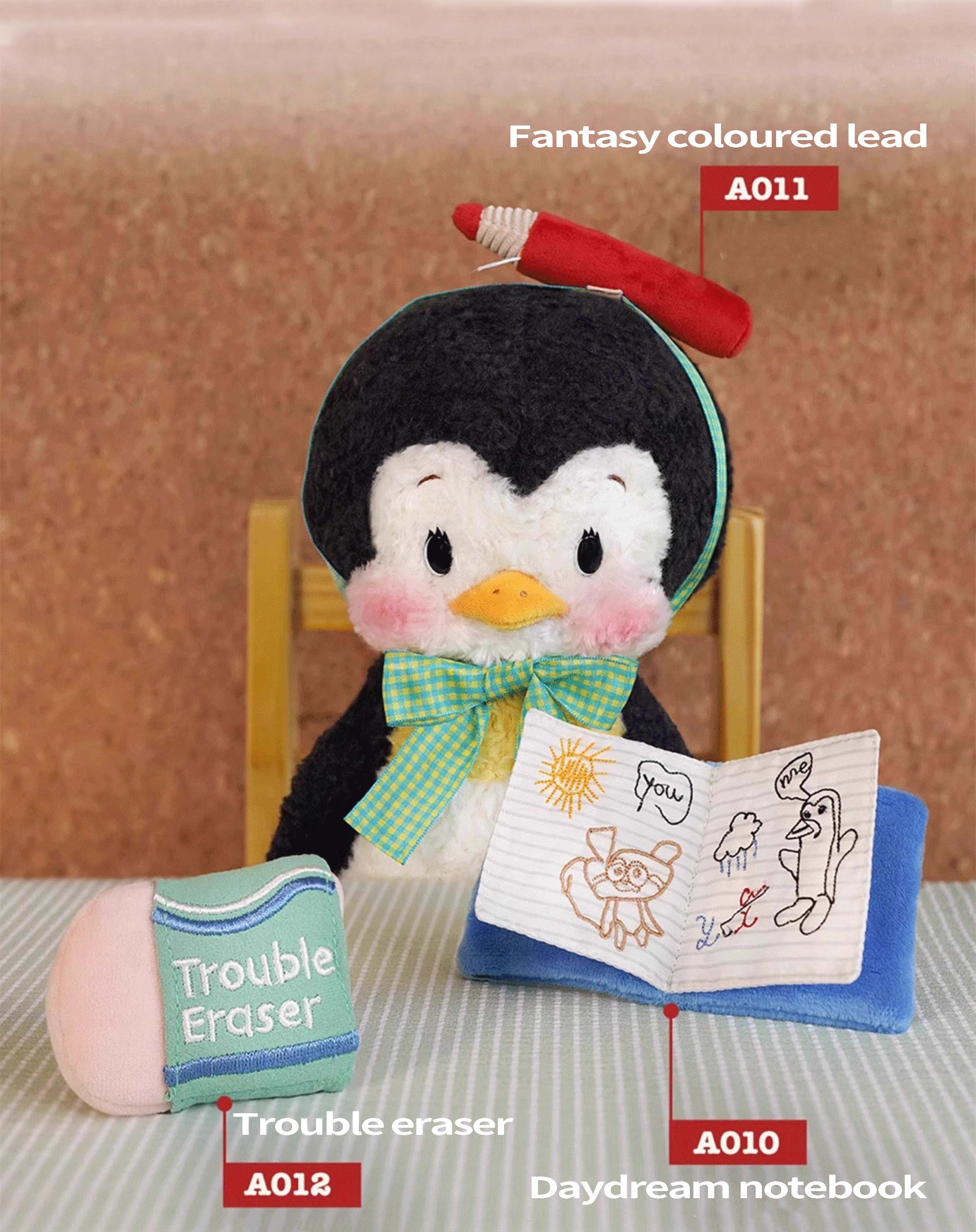 Bobo Nuts Olly Penguin Plush Toy – Soft Polyester Cuddly Stuffed Animal