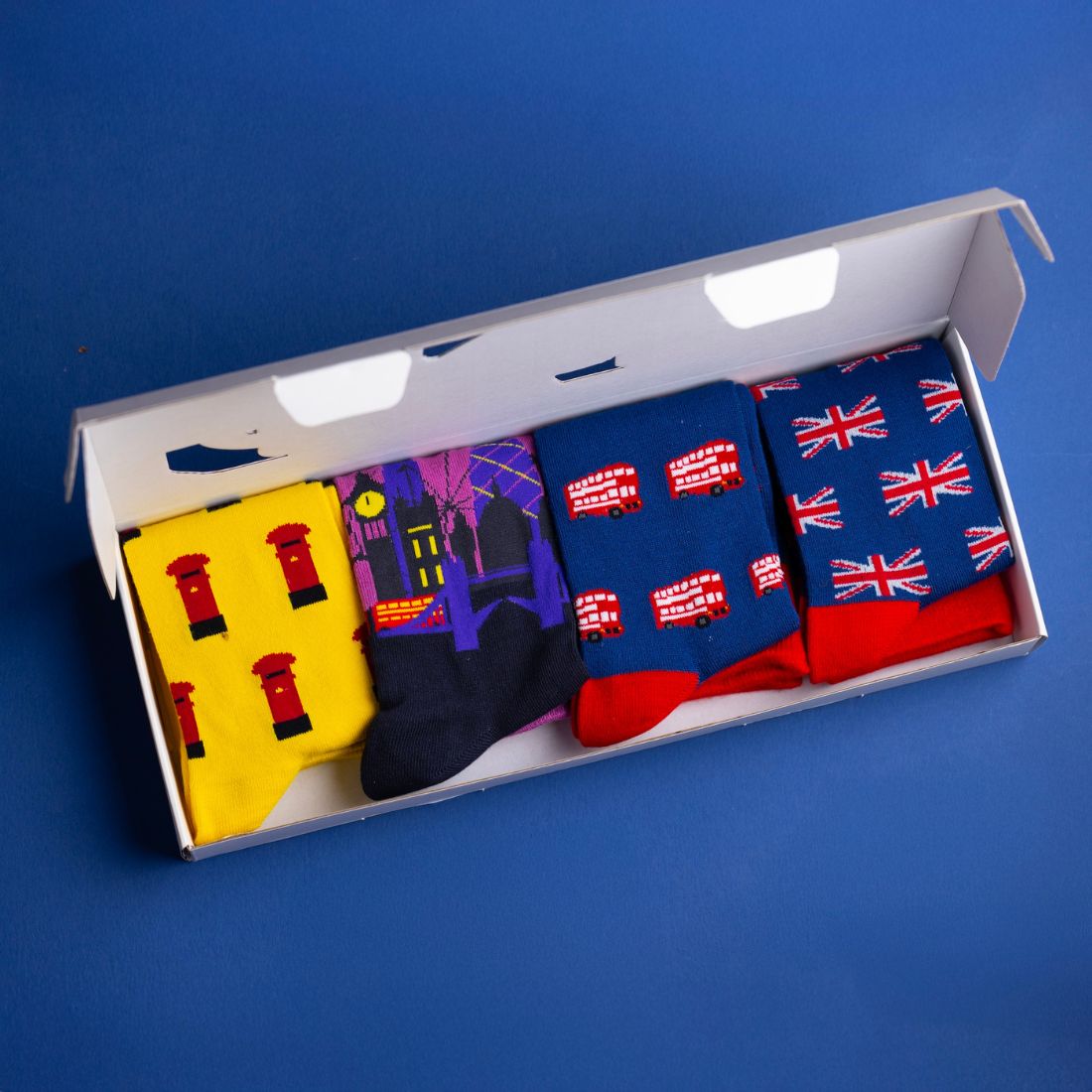 Swole Panda London Bamboo Socks Gift Box – 4 Pair Men's Luxury Set