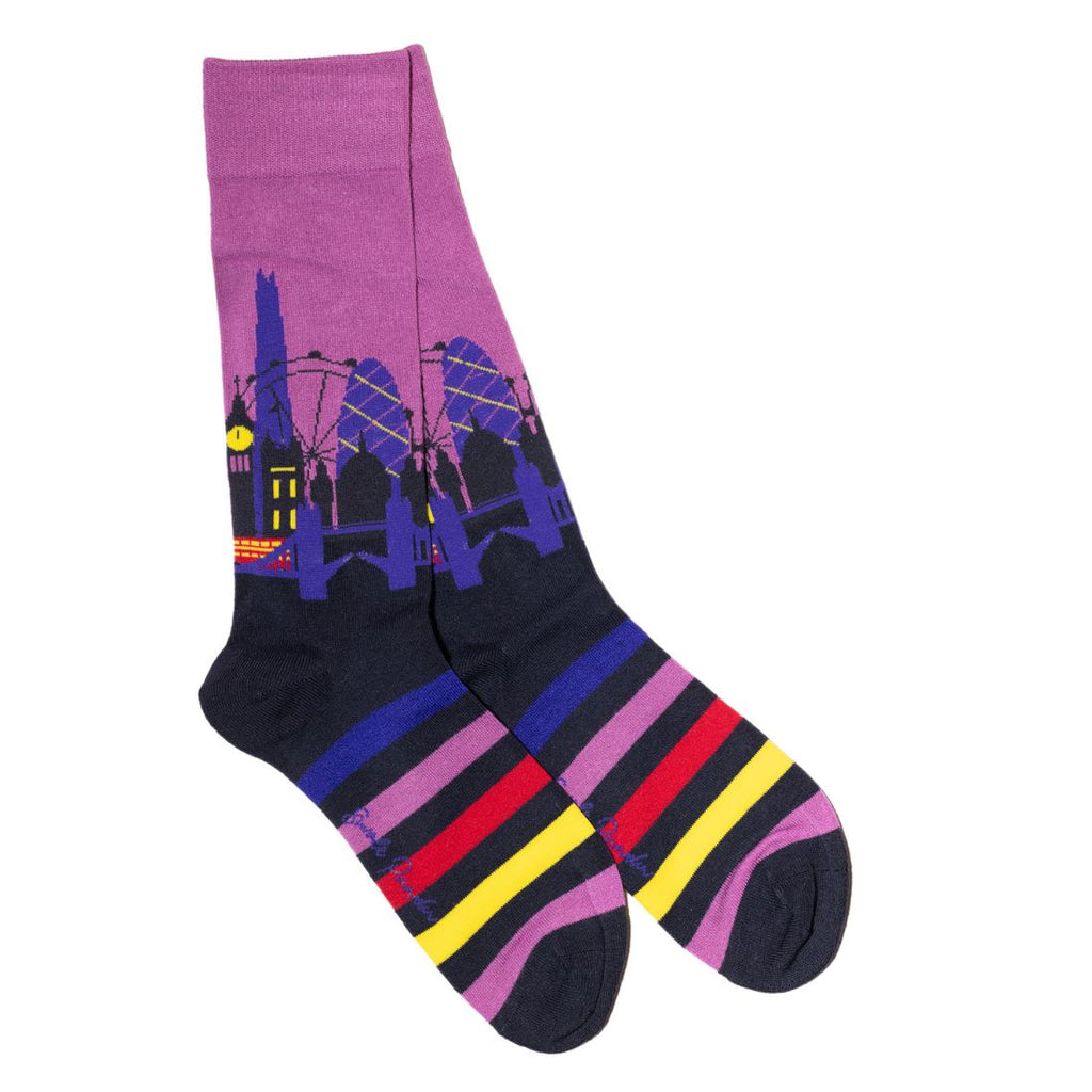 Swole Panda London Bamboo Socks Gift Box – 4 Pair Men's Luxury Set