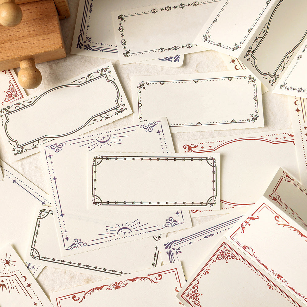 LuLuFun Studio Vintage Style Notepad – 50 Sheets Retro Journaling Paper