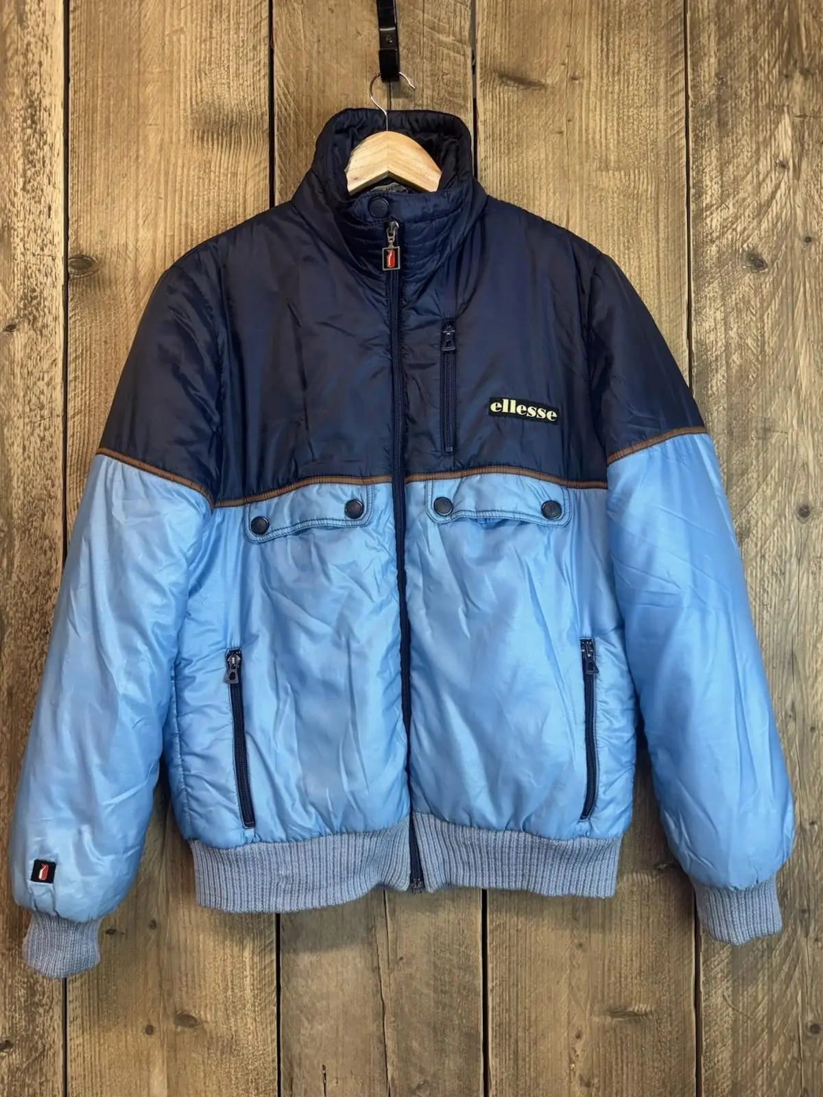 A Original Vintage Ellese Ski Jacket Coat Mens Large Penguin Logo 1968-75 Rare