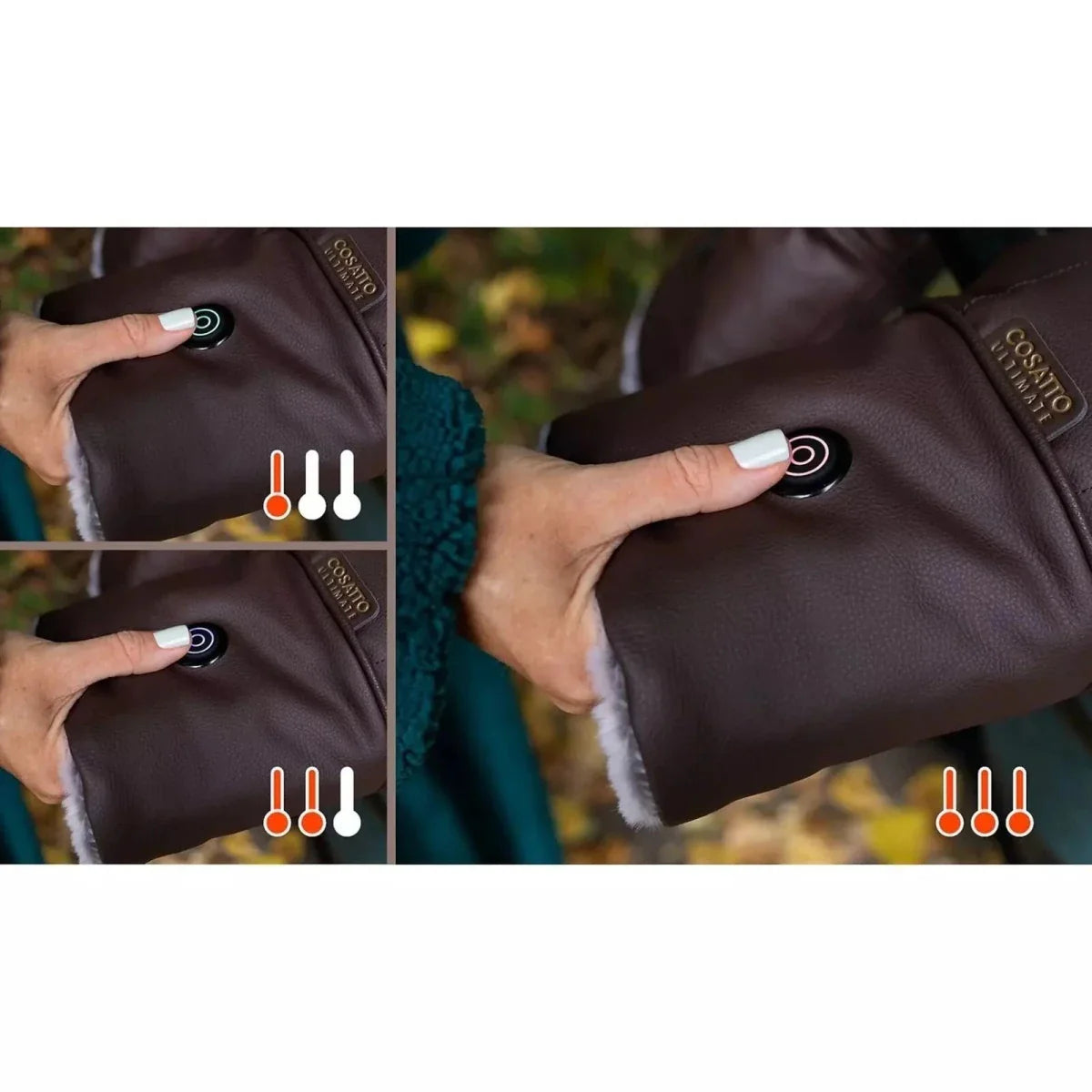 Cosatto Ultimate Heated Snuggle Mitts - Tan