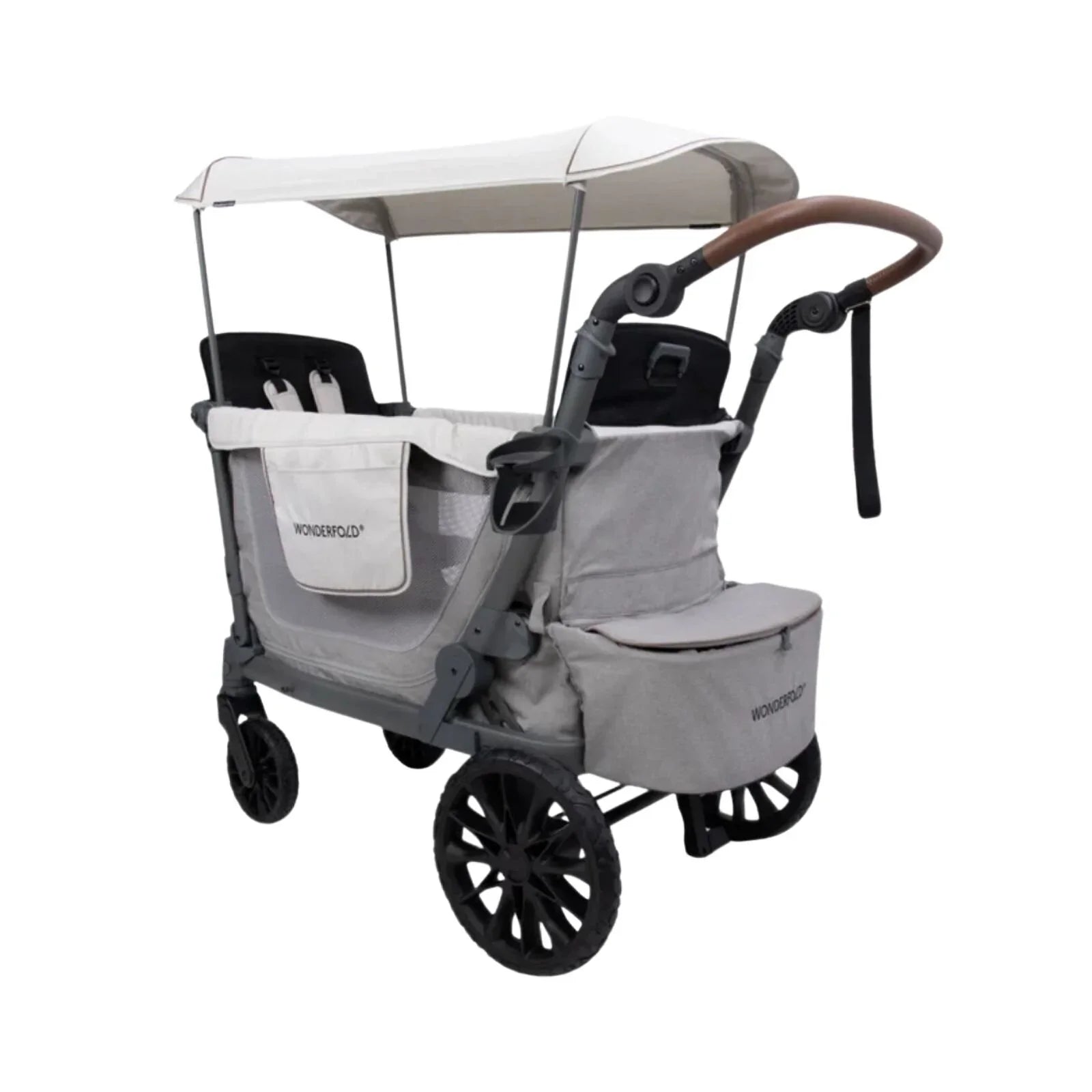 Wonderfold L2 Quad Stroller Wagon - Grey