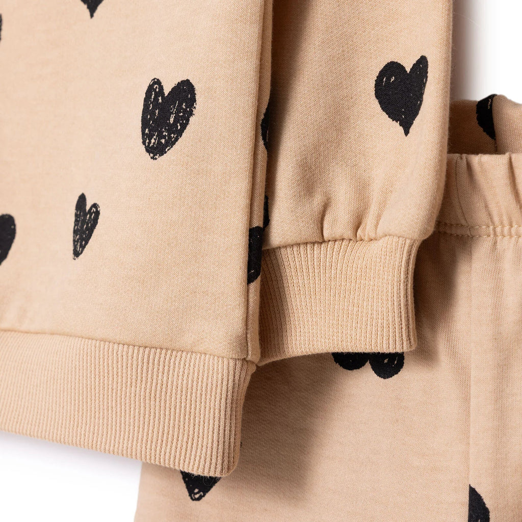 HelloBaby Sweatshirt Leggings - Beige