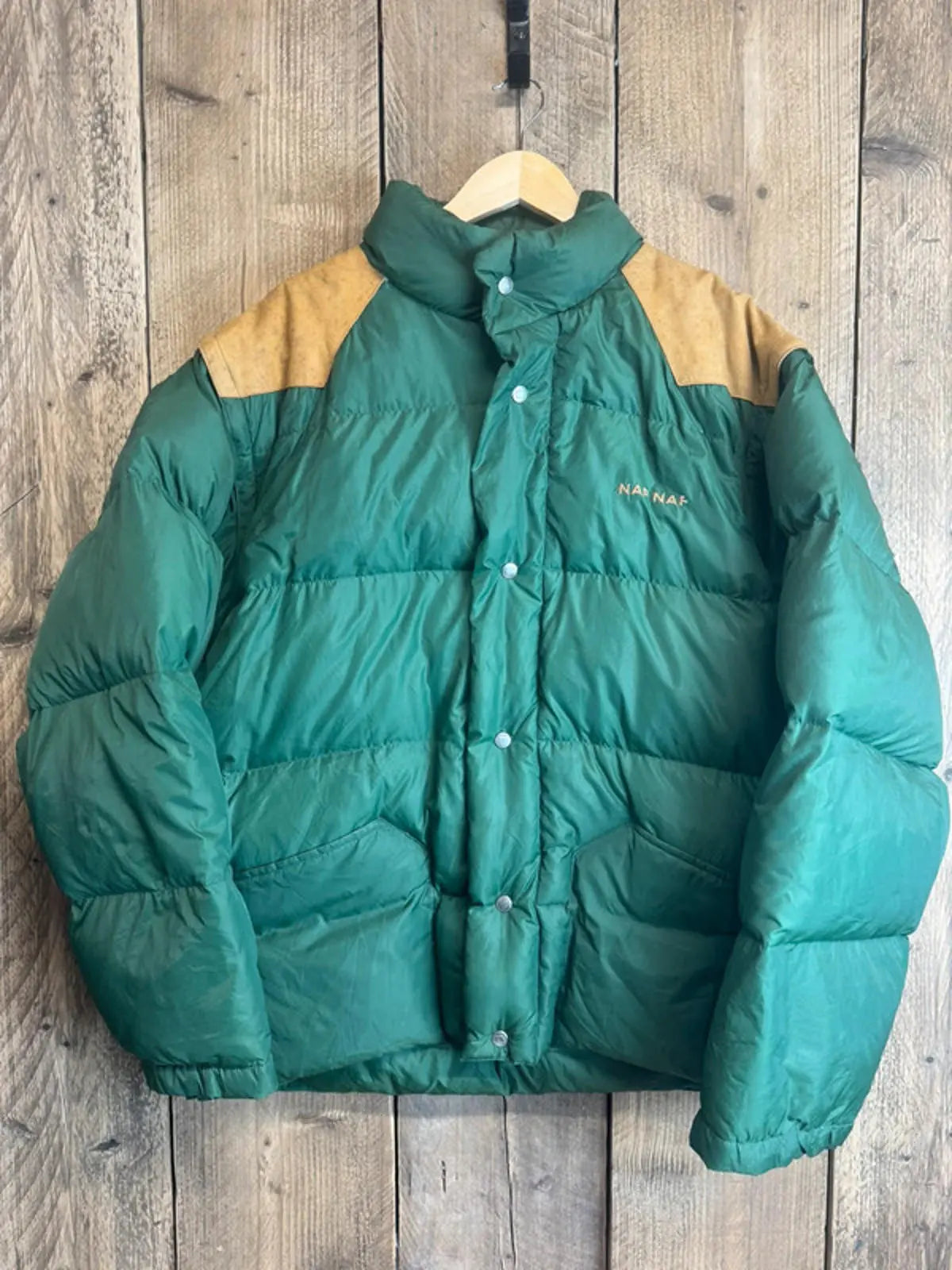 Rare vintage Naf Naf puffer Jacket body warmer Gilet XL 1990s