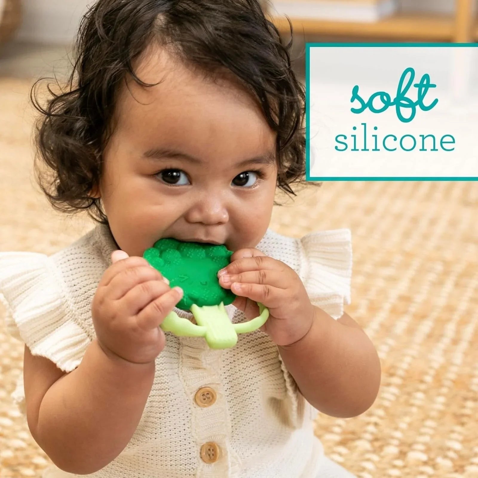 Infantino Lil' Nibbles Teether - Brocolli