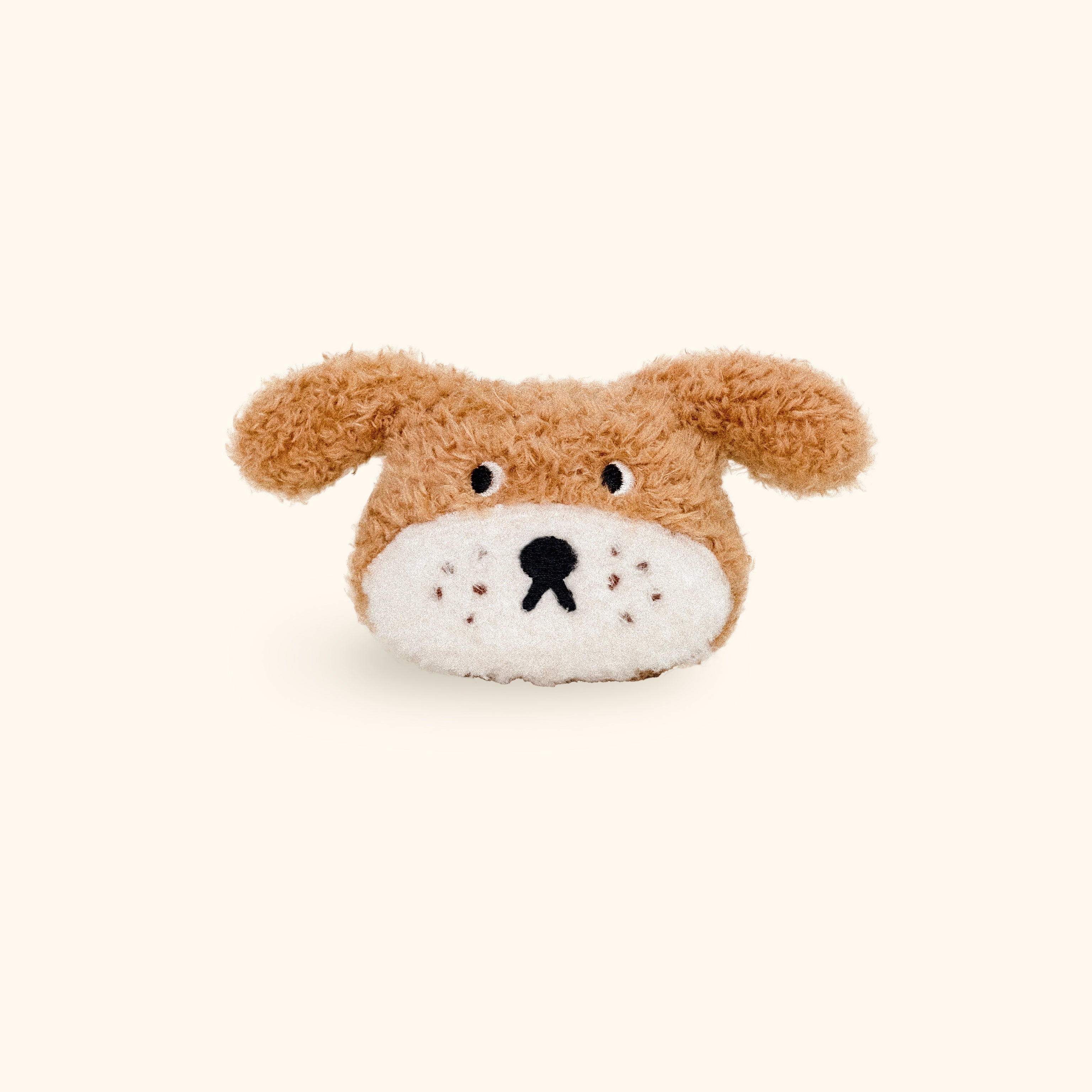 LuLuFun Studio Puppy Plush Charm – Soft Shaggy Dog Keychain Bag Accessory